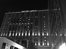 Dar Al-Taqwa Hotel Exterior Lighting in Medina, Saudi Arabia