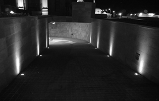 Zamil Tower Exterior Lighting Khobar, Saudi Arabia (LED Garden Warm White & LED Floor Recessed for Landscape)